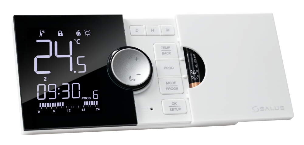 091PRO Przewodowy, natynkowy regulator tygodniowy, bateryjny - galeria AFRISO 3