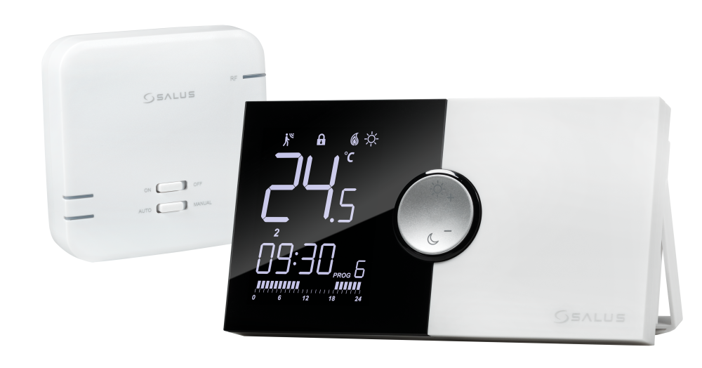 091PRORF Bezprzewodowy, natynkowy regulator tygodniowy, bateryjny - galeria AFRISO 1