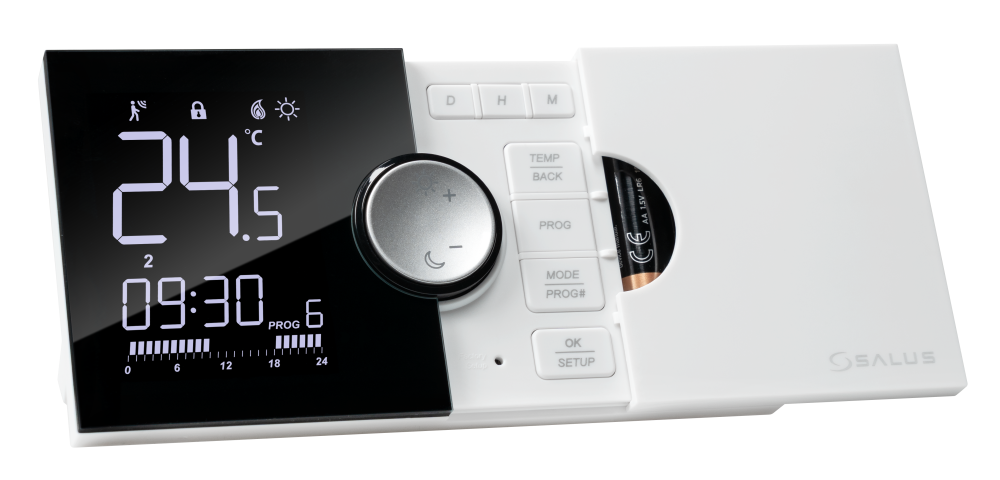 091PRORF Bezprzewodowy, natynkowy regulator tygodniowy, bateryjny - galeria AFRISO 3