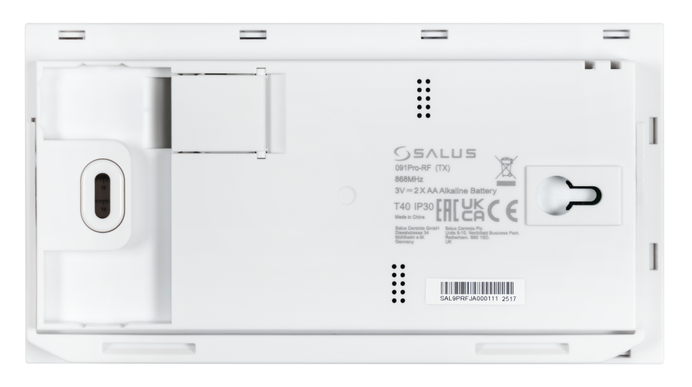 091PRORF Bezprzewodowy, natynkowy regulator tygodniowy, bateryjny - galeria AFRISO 4