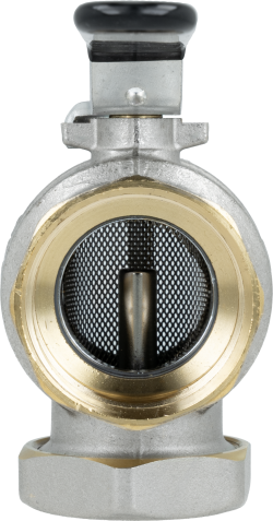 Zawór kulowy z filtrem siatkowym i magnesem BFV 253, GW G1 1/4"