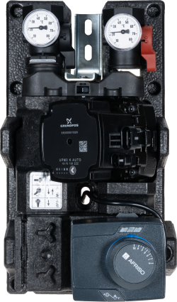 Grupa pompowa PrimoTherm C130-2 DN20 3-WM-SM Vario GP, zawór mieszający ARV Kvs Vario, siłownik ARM 343, pompa Grundfos