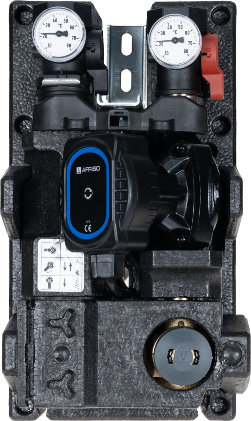 77343 Grupa pompowa PrimoTherm C130-3 DN20 AP, termostatyczny zawór mieszający ATM, pompa AFRISO - galeria AFRISO 1