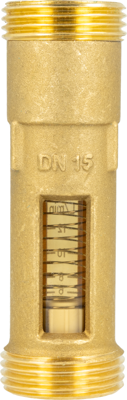 Przepływomierz DFM 15-2M, DN15, przyłącza: G1 x G1, zakres przepływu 2 – 12 l/min