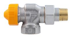 Dynamiczny termostatyczny regulacyjny zawór grzejnikowy Vario-DP AX, aksjalny, DN15, Rp 1/2" x R 1/2"