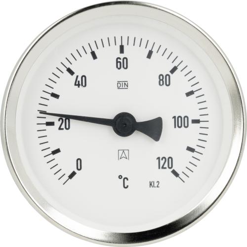 63806 Termometr bimetaliczny BiTh 80, fi80 mm, 0÷120°C, L 40 mm, G1/2", ax, kl. 2 - galeria AFRISO 1