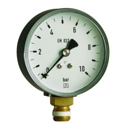 Manometry standardowe RF, typ D2, z rurką Bourdona