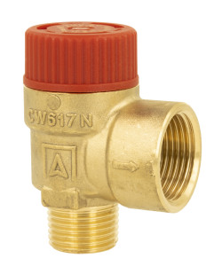 Zawory bezpieczeństwa MS z gwintem zewnętrznym