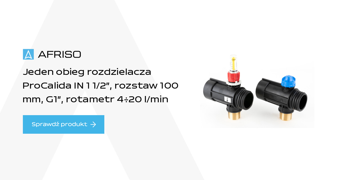 Jeden obieg rozdzielacza ProCalida IN 1 1/2