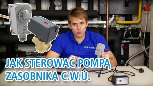 Jak sterować pompą ładującą zasobnik c.w.u. - termostat zanurzeniowy TC2