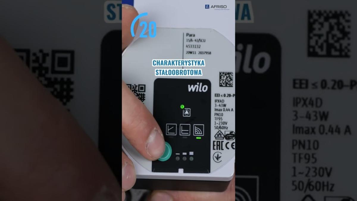 Jak zmienić charakterystykę pracy pompy obiegowej Wilo?