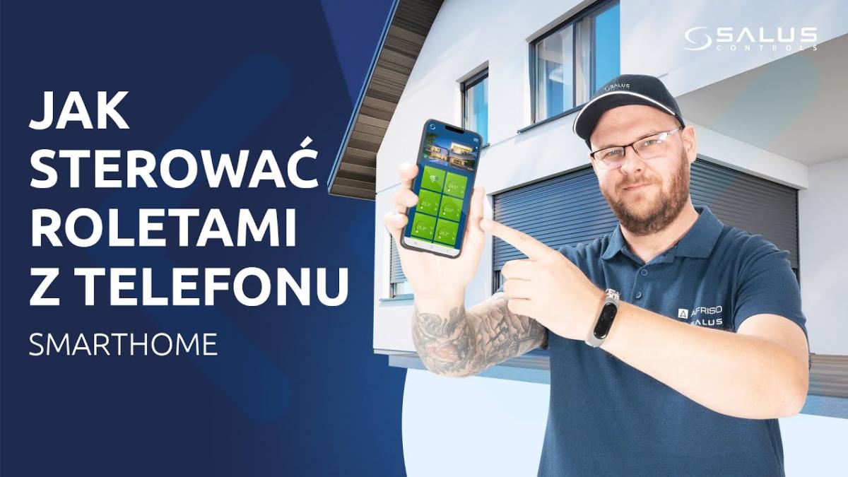 Sterowanie roletami przy pomocy RS600 i aplikacji Salus Premium Lite