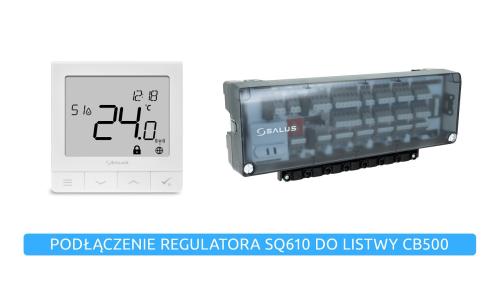 Podłączenie regulatora SQ610 do listwy CB500