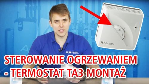 Sterowanie ogrzewaniem - Termostat TA3 montaż