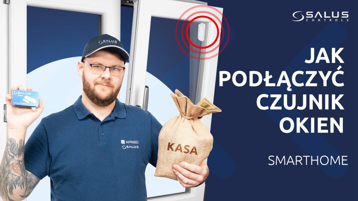 Jak podłączyć czujnik okien SW600 SALUS?