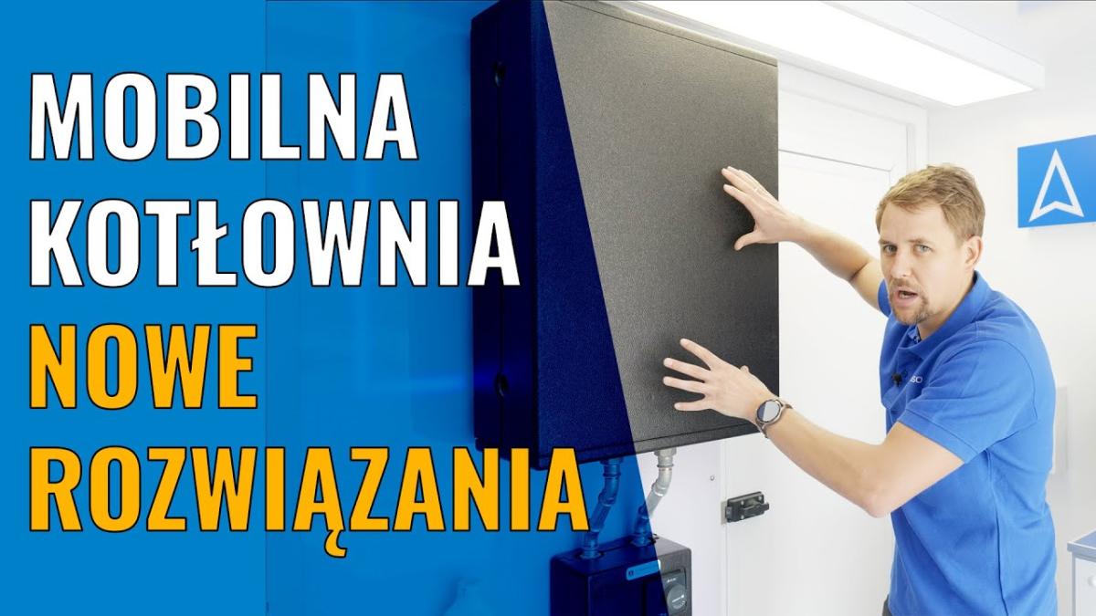 Mobilna kotłownia z pompą ciepła.