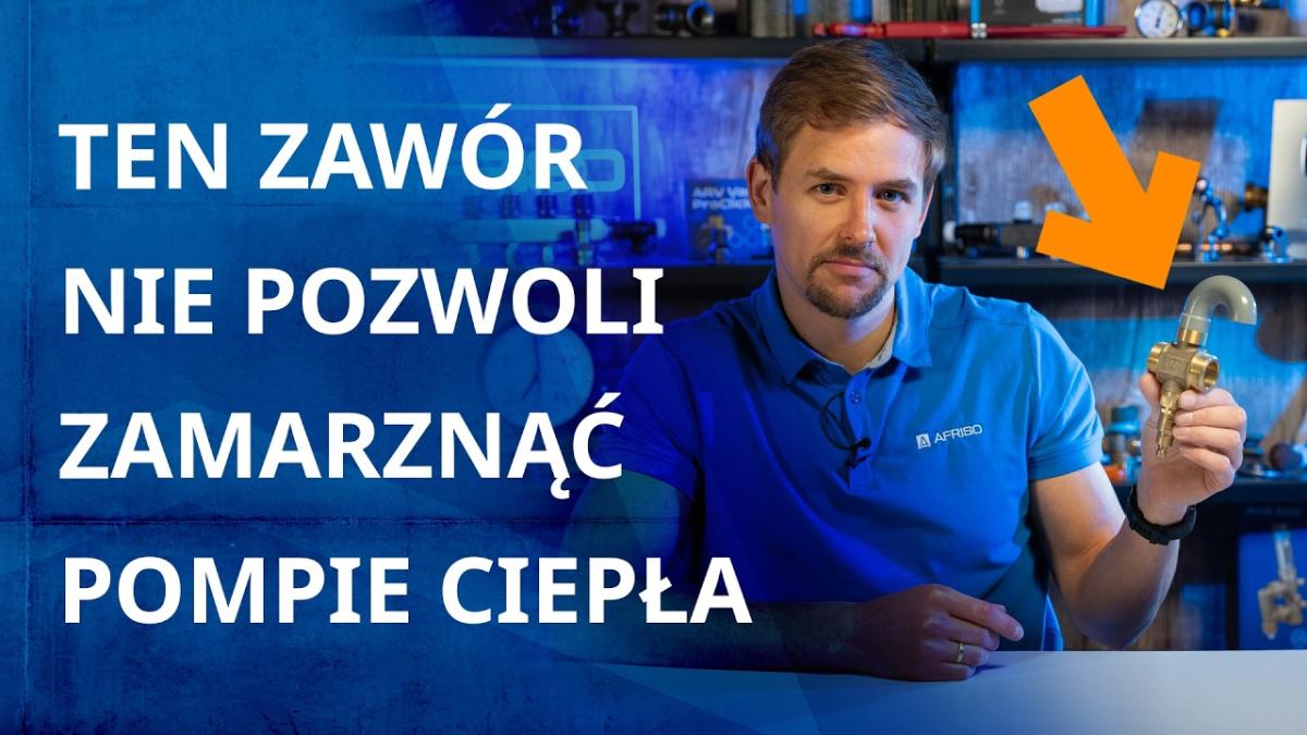 Najtańszy sposób na zabezpieczenie pompy ciepła przed mrozem. #afrisopl #pompaciepla #mróz #zawor