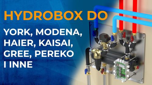 Kompletny zestaw hydrobox do pomp ciepła - YORK, HAIER, KAISAI, GREE, PEREKO