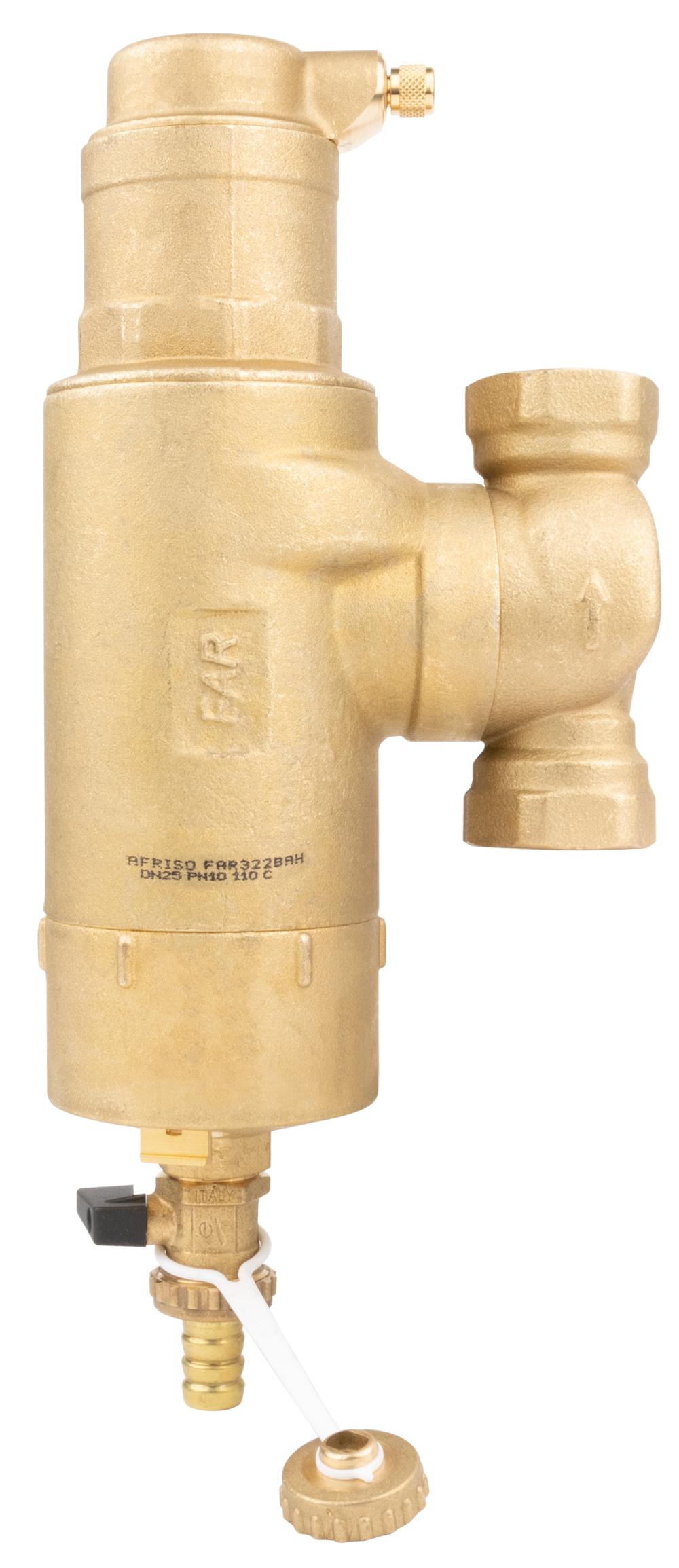 Separator powietrza i zanieczyszczeń FAR 322, ruchome przyłącza Rp1''