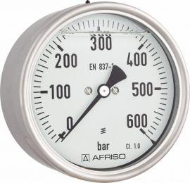 Manometr glicerynowy RF 80 Gly, D711, fi80 mm,-1÷3 bar, G1/4", ax, kl. 1,6