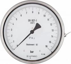 Manometr precyzyjny RF 160 F, D411, fi160 mm, 0÷16 bar, G1/2", exc, kl. 0,6