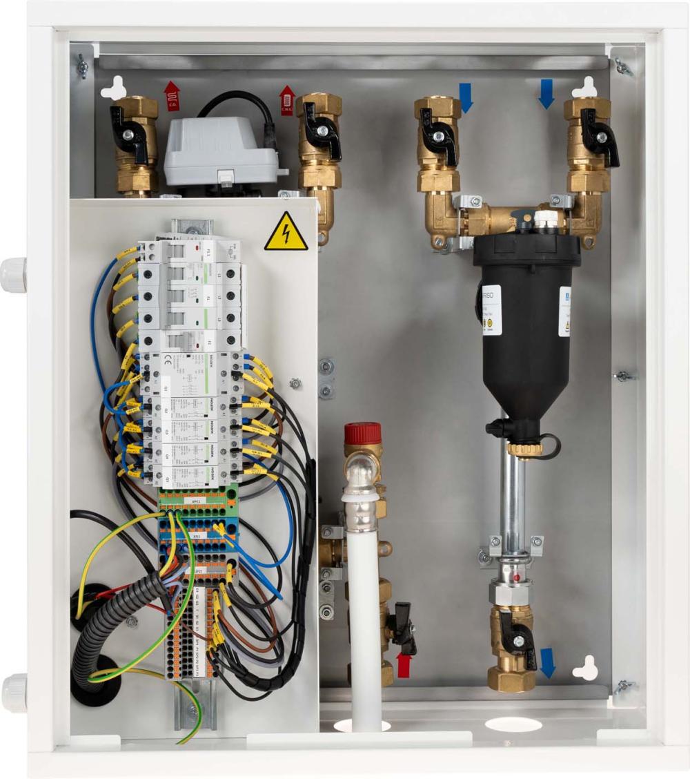Moduł hydrauliczny AMB 760  do pomp ciepła typu monoblok, przyłącza G1"