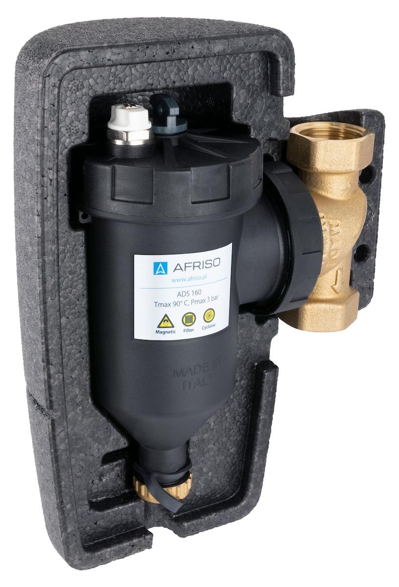 Magnetyczny separator zanieczyszczeń ADS 160 z izolacją, ruchome przyłącze GW G1"