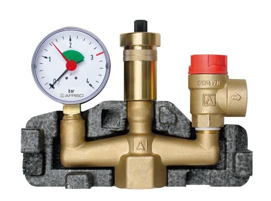 Grupa bezpieczeństwa kotła KSG, Nmax UDT 73,6 kW, z zaworem bezpieczeństwa MS 3 bar