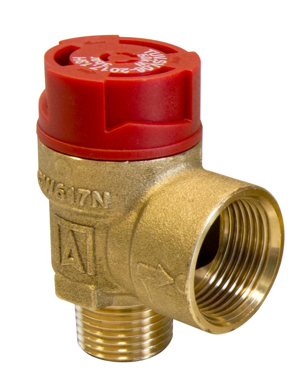 Zawór bezpieczeństwa do c.o. MS, 2,5 bar, G1/2" x Rp3/4"