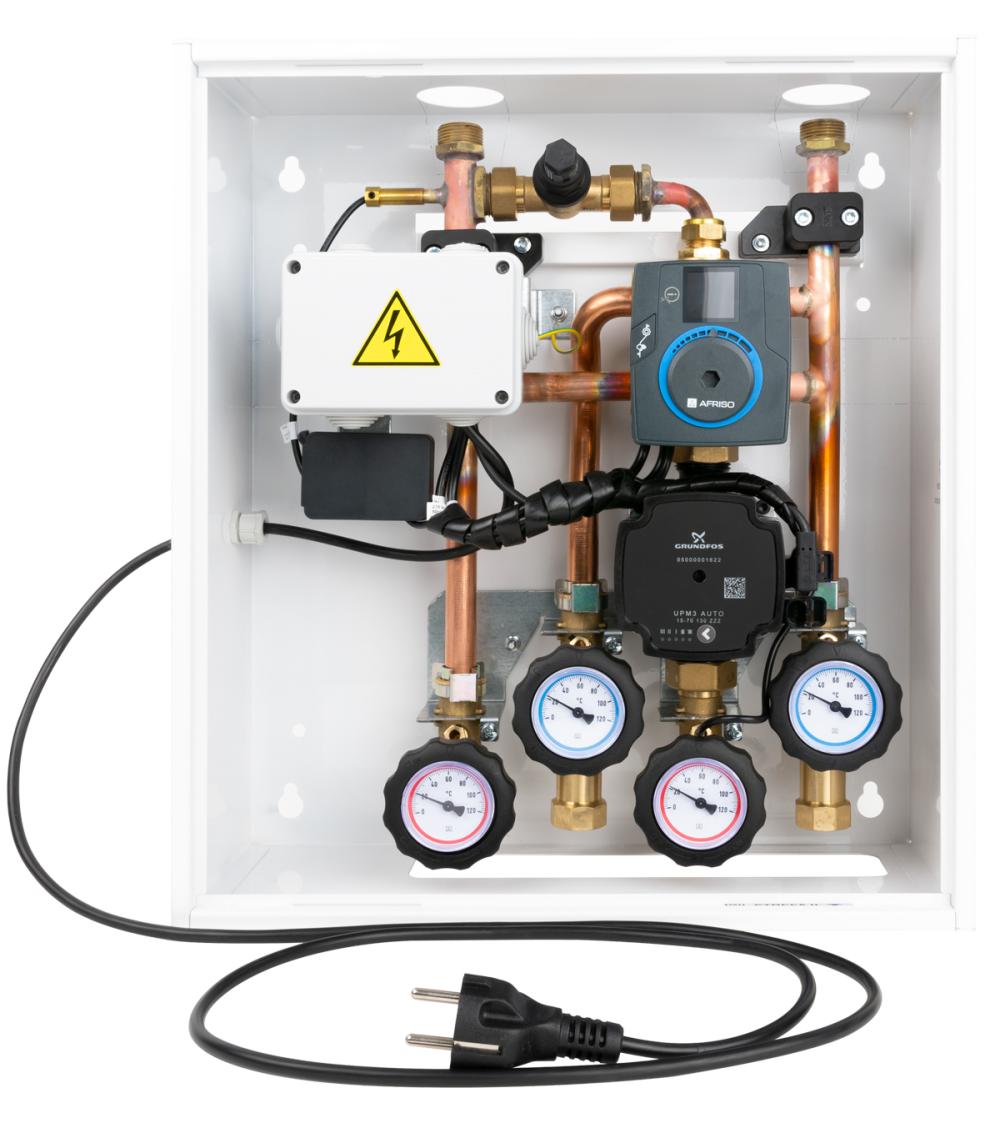 Zestaw mieszający do gazowego kotła kondensacyjnego PrimoBox ACB 930 z regulatorem stałotemperaturowym ACT 443