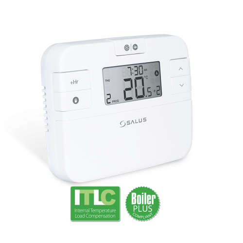 Przewodowy, natynkowy, elektroniczny termostat RT510+, tygodniowy
