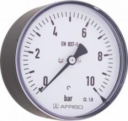 Manometr standardowy RF 63, D211, fi63 mm, 0÷25 bar, G1/4", ax, kl. 1,6