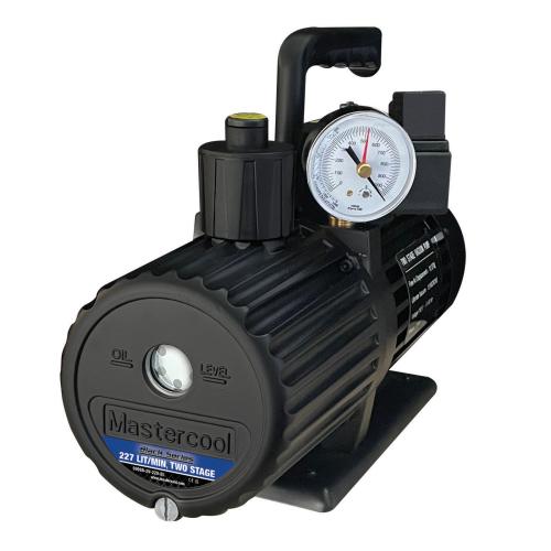 Dwustopniowa pompa próżniowa "Black Series" z zaworem elektromagnetycznym, 3/4 KM