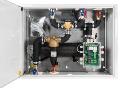 Moduł hydrauliczny do pomp ciepła AMB 900, z grzałką zanurzeniową 9 kW, zaworem przełączającym AZV, separatorem zanieczyszczeń ADS 181, przyłącza G1 1/4"