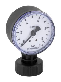 Manometr RF, 0÷10 bar, nakrętka G3/4" eurokonus, do rozdzielaczy ProCalida
