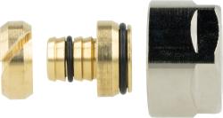 Złączka zaciskowa uniwersalna do rur z tworzywa z gwintem 3/4", 16x2 mm
