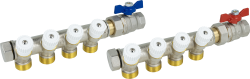 Zestaw podstawowy rozdzielacza do wody użytkowej ADM 204, G3/4", 4 punkty poboru