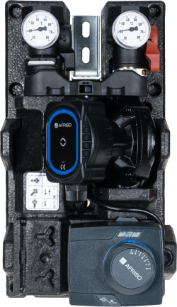 Grupa pompowa PrimoTherm C130-2 DN20 3-WM-SM Vario AP, zawór mieszający ARV Kvs Vario, siłownik ARM 343, pompa AFRISO