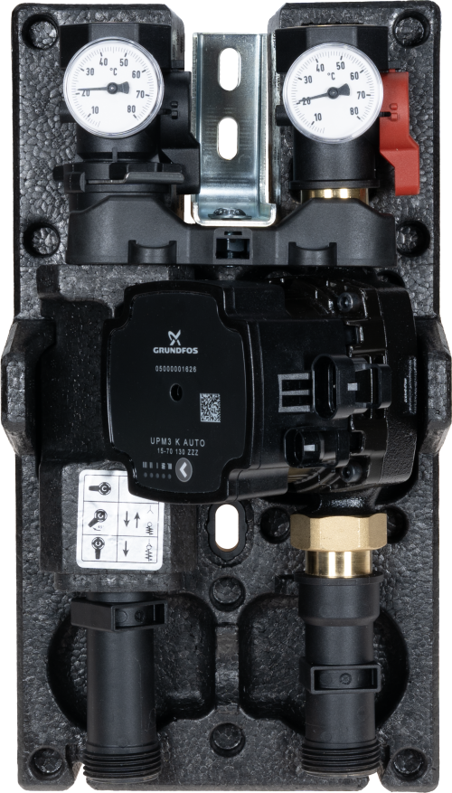 Grupa pompowa PrimoTherm C130-1 DN20 GP, bezpośrednia, pompa Grundfos