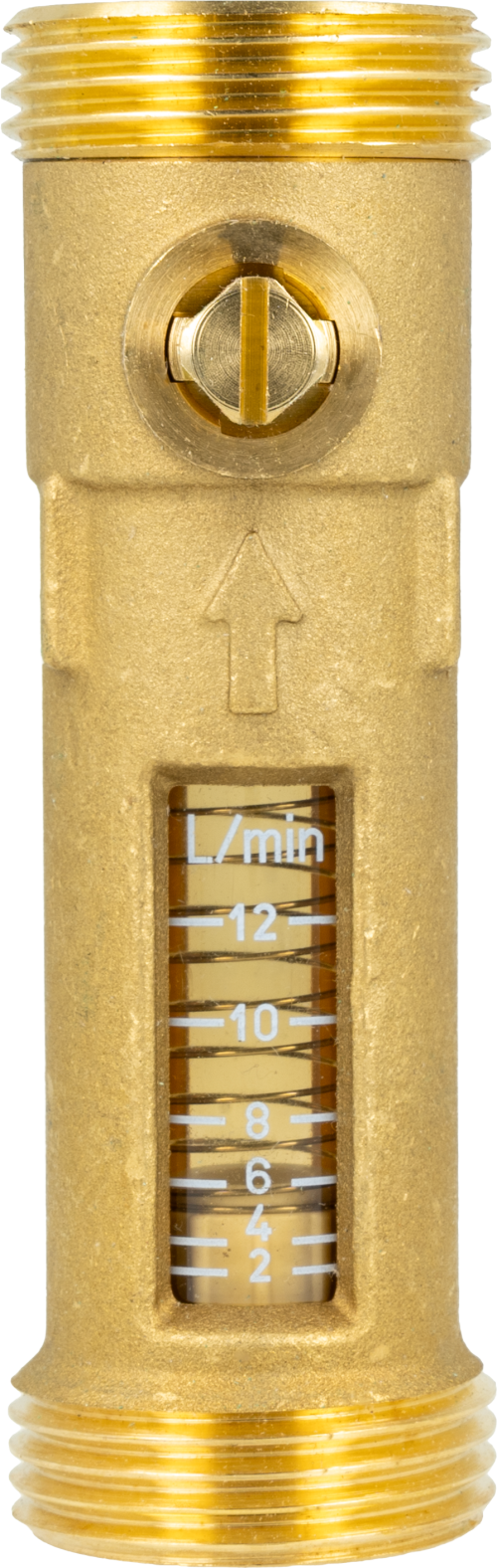 Przepływomierz DFM 15-2M, DN15, przyłącza: G1 x G1, zakres przepływu 2 – 12 l/min