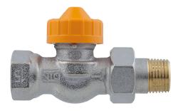 Dynamiczny termostatyczny regulacyjny zawór grzejnikowy Vario-DP, prosty, DN20, Rp 3/4" x R 3/4"
