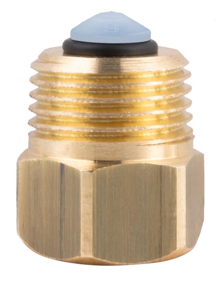 Zawór stopowy do odpowietrznika, R1/2" x GW G3/8"